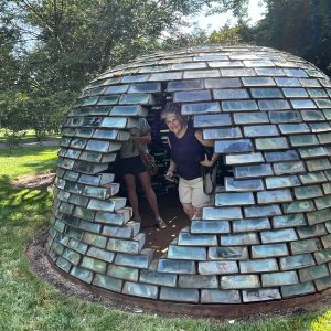Pamela Cloud at the Burpee Annual Open House at Fordhook Farm.