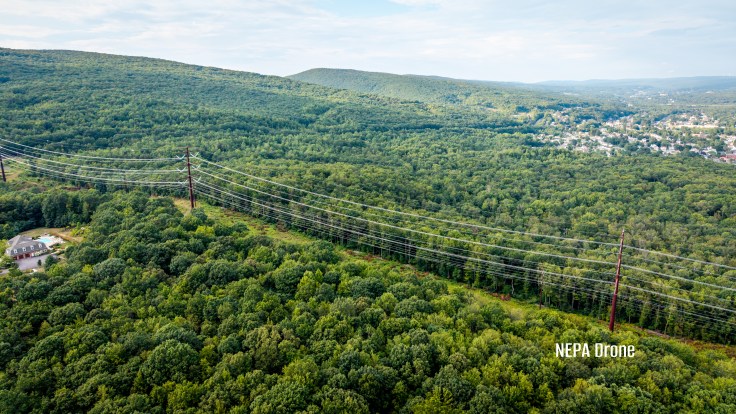 Drone Shot before deforestation, Archibald, Pa NEPA Drone