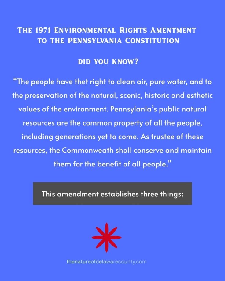 Environmental Rights Amendment to the Pennsylvania Constitution