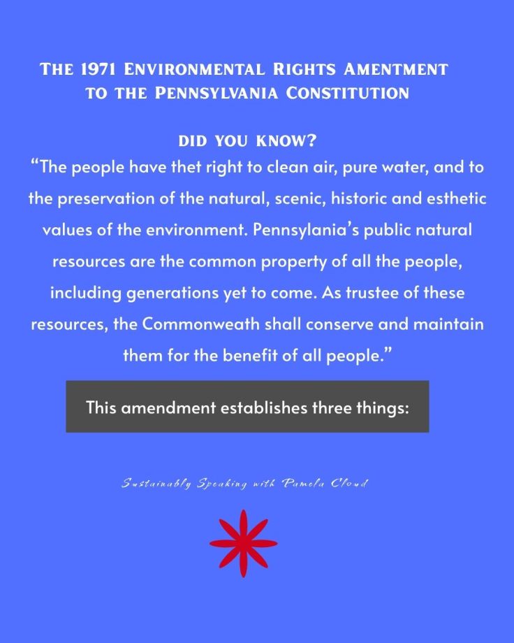 Environmental Rights Amendment to Pennsylvania Constitution